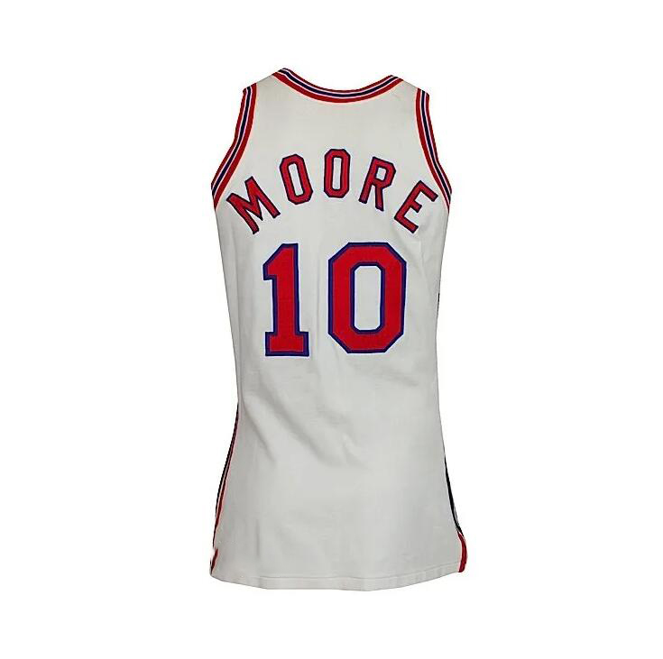 Stitched basketball Jersey Gene Moore Mitchell & Ness 1971-72 Mesh Hardwoods Classics retro jerseys Men Women Youth S-6XL
