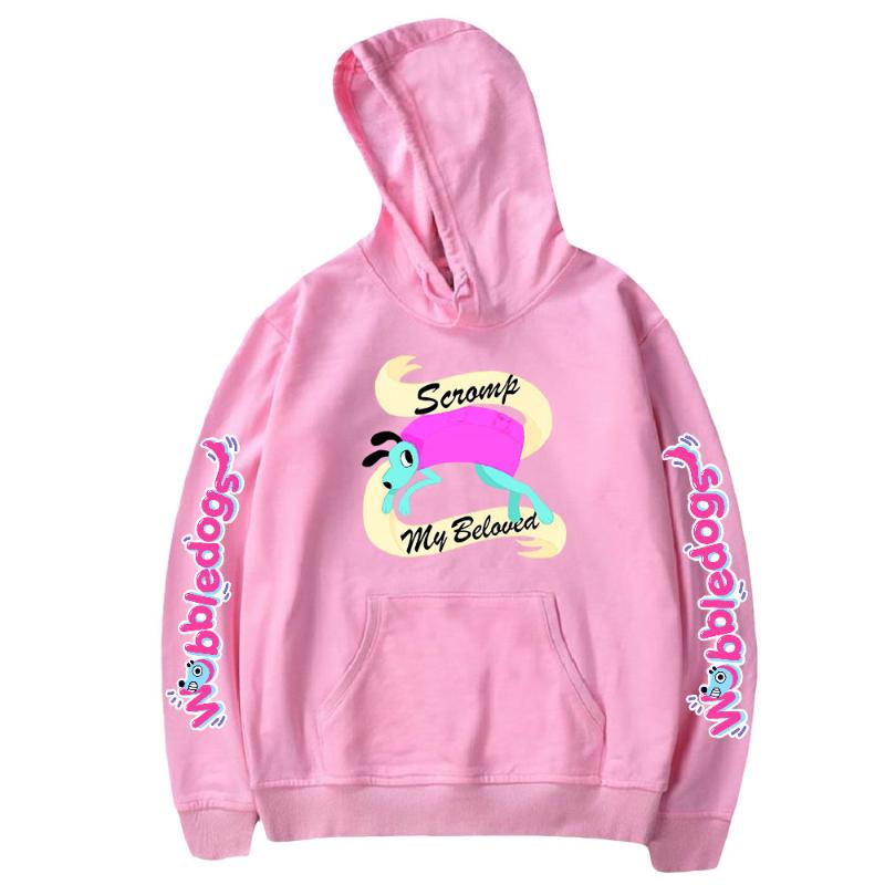 

Men's Hoodies & Sweatshirts Wobbledogs Hoodie Long Sleeve Pullover Funny Abstract Pattern Printed Tracksuit Streetwear Unisex CasualMen's, Black