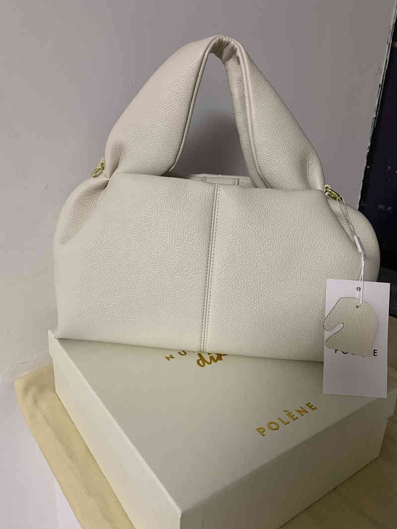 

totes bags Bag Polene high quality handbag cowhide women niche design cloud portable dumpling tote bag single shoulder b ag real shot 2022 I7Y3, White