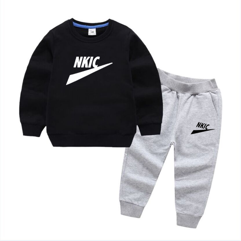 New Brand LOGO Clothing Sets Hoodie Kids Sweatshirt Cotton Hooded Baby Toddler Girl Jacket Children Clothes Casualsportswear-image-759445361