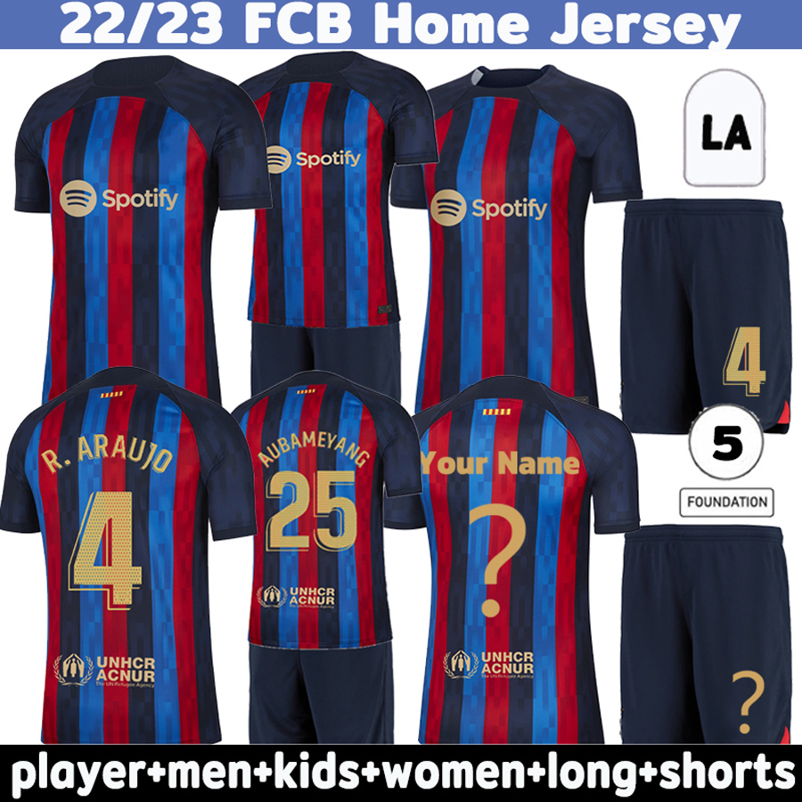 

ANSU FATI Camisetas de football soccer jersey 2022 23 MEMPHIS PEDRI Kun Aguero ADAMA FERRAN 2022 2023 barcelonas GRIEZMANN F. DE JONG DEST shirt men kids kit TOPs, 22-23-shorts-home