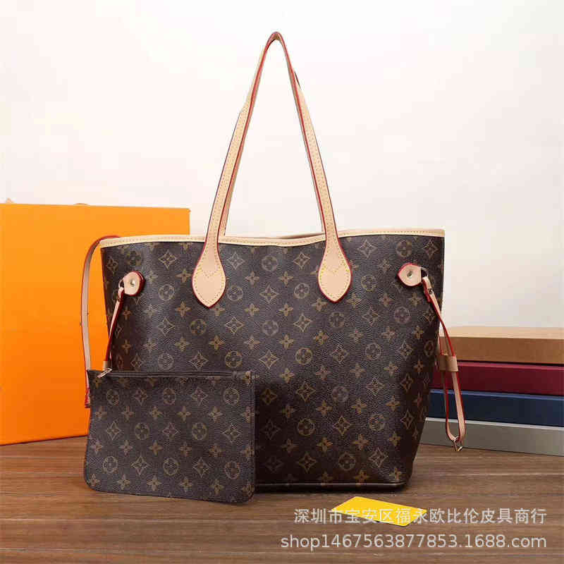 

Ladies Fashion Luxury Brand Tide Bag Wholesale Shopping Women's Handbag, Old flower / apricot