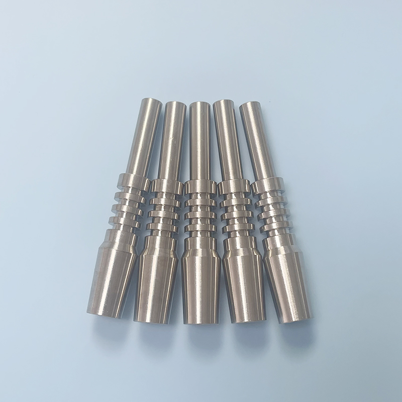 

100% Real Titanium Nail Smoking Accessories 10mm 14mm 18mm Male Nails for Glass Water Bong Hookah Pipe Nectar Collector