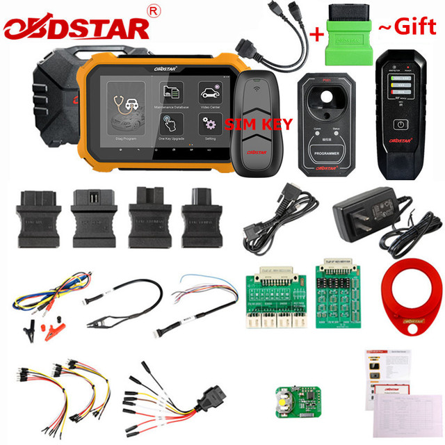 

OBDSTAR X300 DP PLUS X300DP Full Version Support Toyota Smart Key With P001 key remote programmer Immobilizer+cluster calibration+Diagnosis+Special function