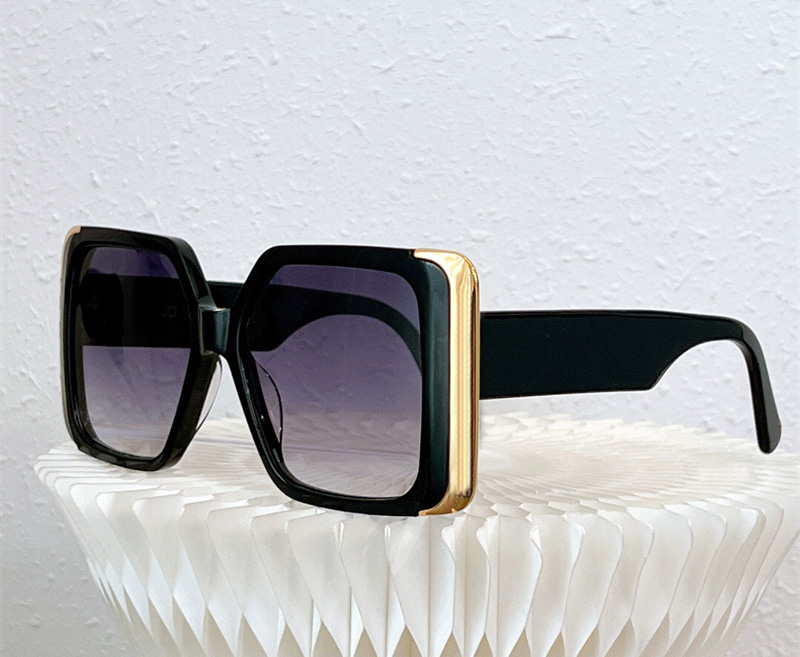 

Fashion luxury designer sunglasses for women Z1664 metal plus plate simple square shape glasses summer elegant and versatile style Anti-Ultraviolet come with case