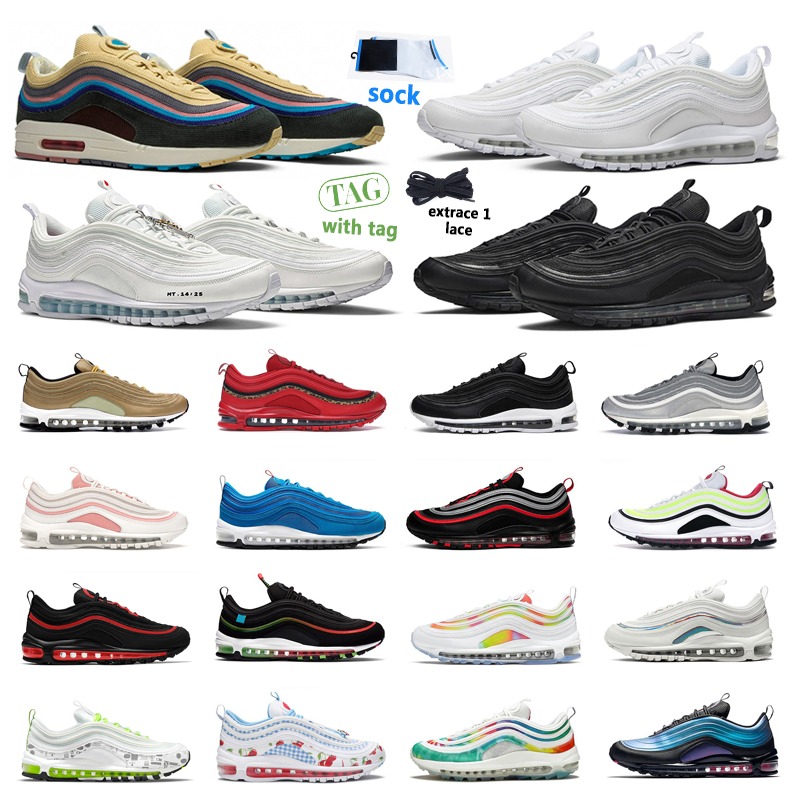 

design 2022 running shoes man and woman Triple white Sean Wotherspoon Star Silver Bullet Metallic Gold Midnight Navy Persian Violet, #43