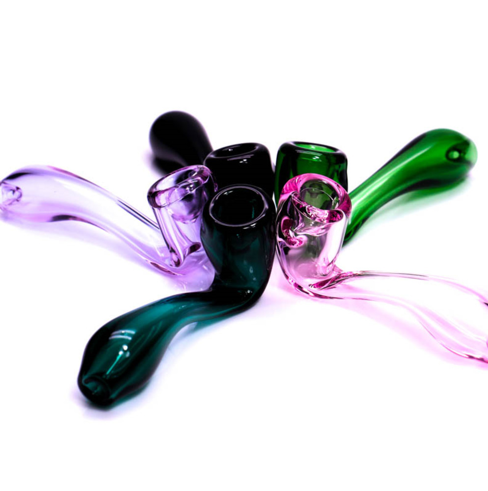 

Colorful Glass Smoking Pipes Fashion Glass Pipe Cheap Price Hand pipes Spoon pipe Use For Tobacco