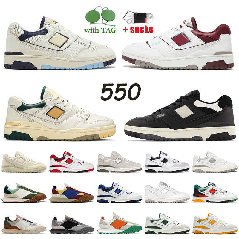 Avec chaussettes 550 550 baskets basses femmes pour hommes Designer chaussures décontractées bb550 aime leon dore vert riche paul noir crème blan