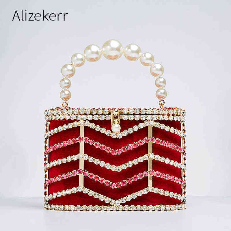 

Evening bag Wavy Diamond Clutch Bags For Wedding Party Women Rhinestone Gold Purses And Handbags Designer High Quality 20230607, Beige