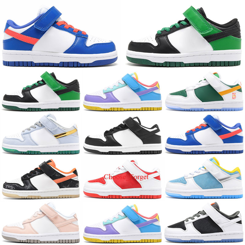 

Toddlers Kid Skateboarding Shoes Dunkiys Low Little Children Pink Foam Chocolate Milk Undefeated SP Canteen CNY Firecracker 25-35, Standard size