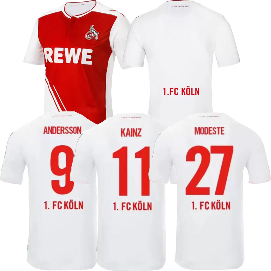 

2022 2023 FC Koln Soccer Jerseys ANTHONY MODESTE F.KAINZ R.CZICHOS J.HECTOR E.SKHIRI 22/23 Trikot Football Shirt ANDERSSON KILIAN SCHINDLER SCHAUB MERE uniforms, Adult