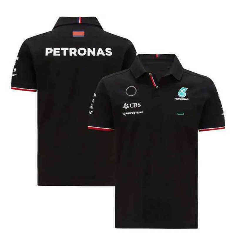 

Men's Short Sleeve Polo Shirts F1 Team Clothing Overalls T-shirts New, White