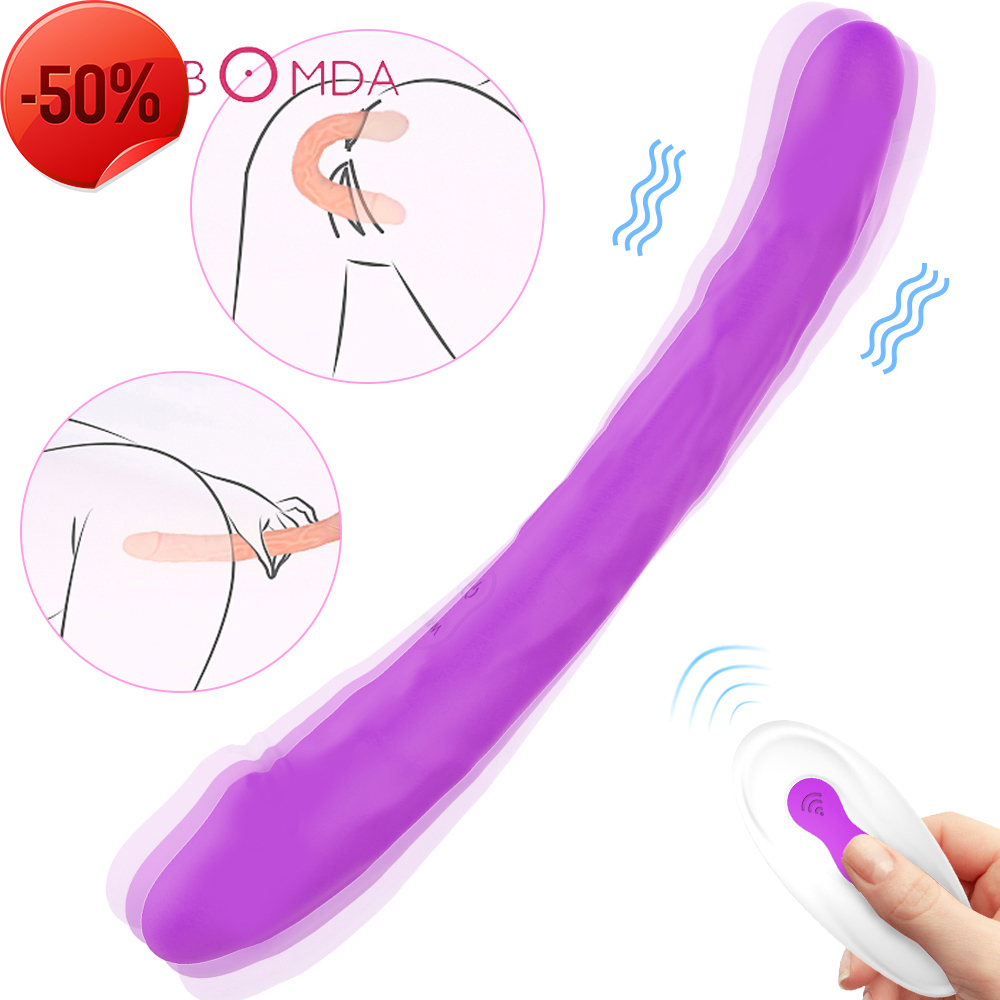 Vibrator Strap on Double Penetration Dildo Strapless Strapon Clitoris Stimulator Anus Massage Sex Toys for Woman Adult Toy Sex shop for couples-image-768106666