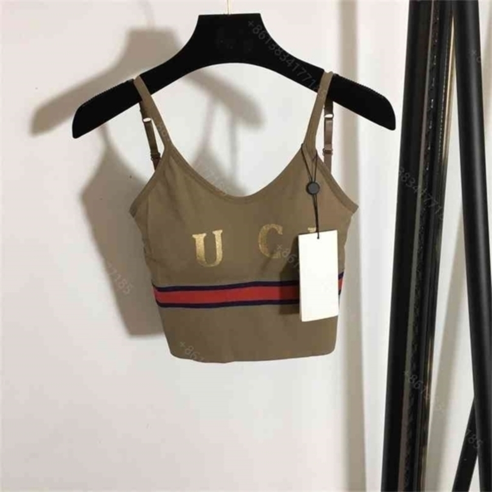 

21ss designer women sexy camisole braiggu letter printing tube top logo printing beauty back bandage lingerie brand womens design clothes wholesale