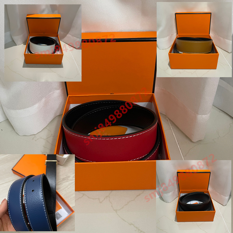 

22SS Fashion buckle genuine leather belt 8 Styles Highly Quality with Box designer men women mens G cd f tb belts SIZE 105-125CM, Gold buckle