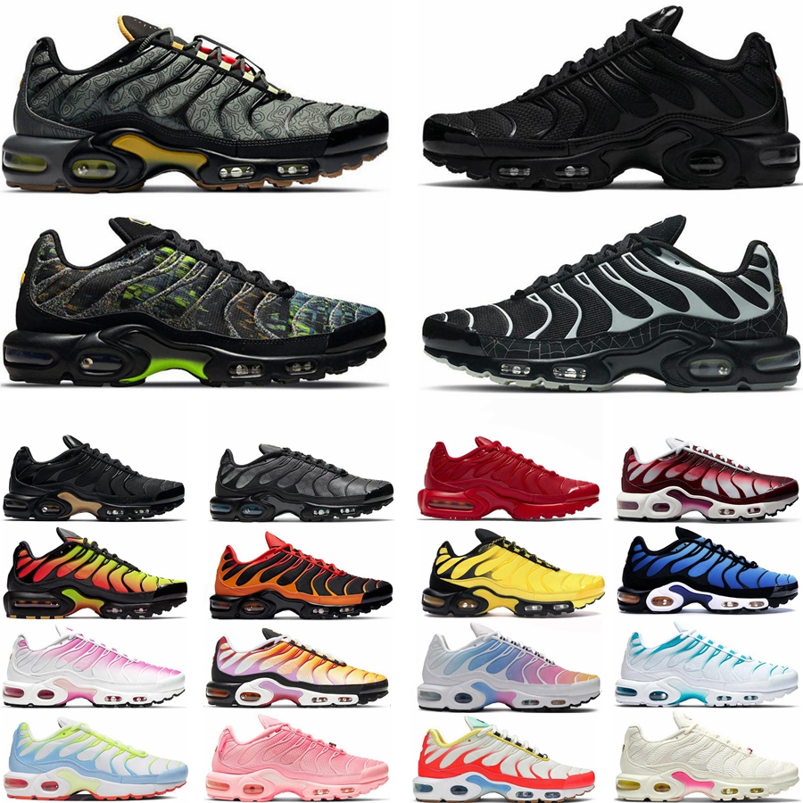 

Tn Plus Tns Big Size 46 Mens Running Shoes Women Mean Green University Red Triple White Black Mesh Jogging Trainers Hyper Blue Men Womens Outdoor Trainers Sneakers
