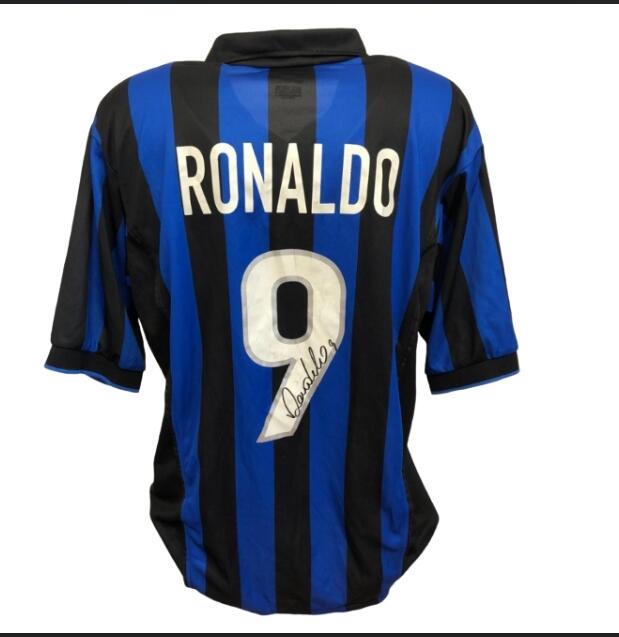 

Ronaldo's Signed Autograph signatured Autographed auto shirts jersey, As photo