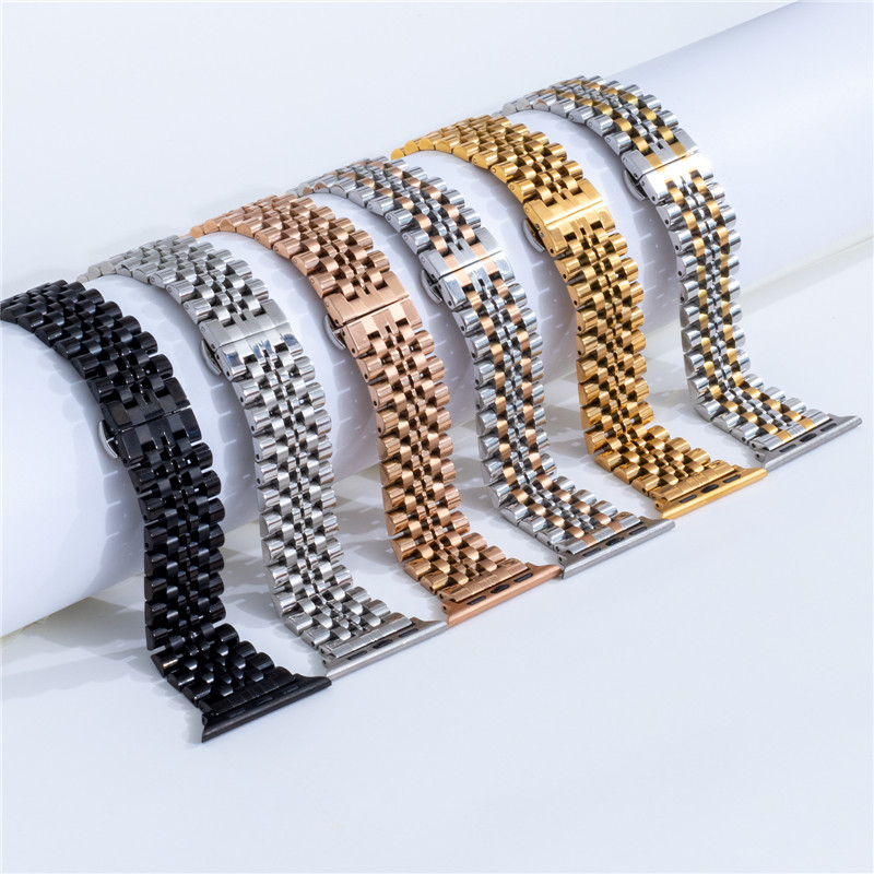 

Premium Stainless Steel Wrist Band Strap Bracelet for Apple Watch Series 7 6 5 4 3 2 SE iWatch 40mm 41mm 45mm