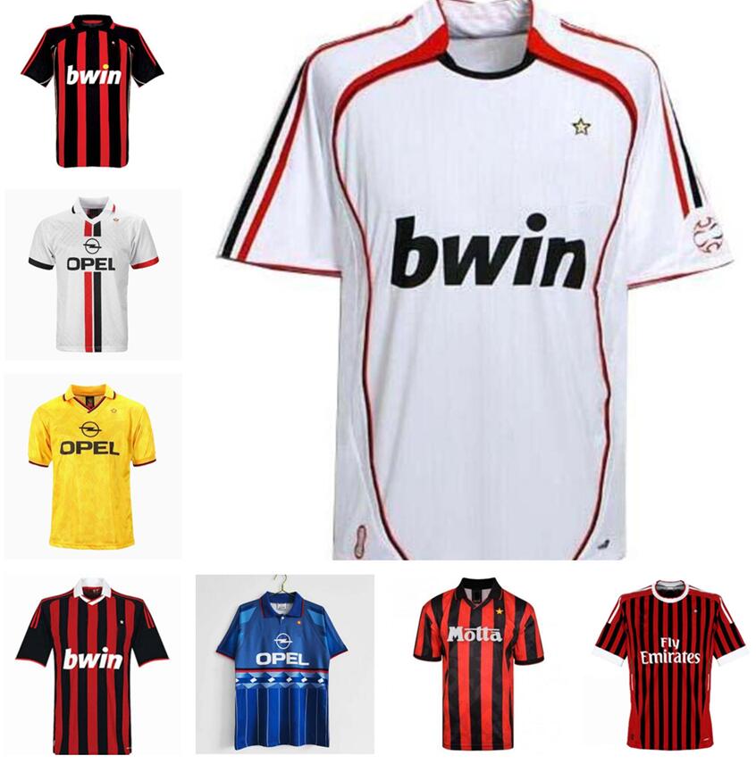

Long sleeve 90 91 Ac Retro shirts home 95 96 97 Gullit SOCCER JERSEY 01 02 03 Maldini Van Basten football KAKA Inzaghi 06 07 MILAN 2009 PIRLO SHEVCHENKO BAGGIO.