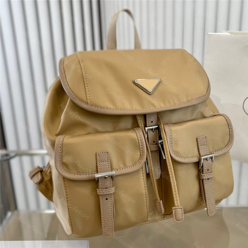 Designer Mens Sacs à dos Triangle Nylon Sacs à bandoulière Femmes Ruck Sacks Sacs à main