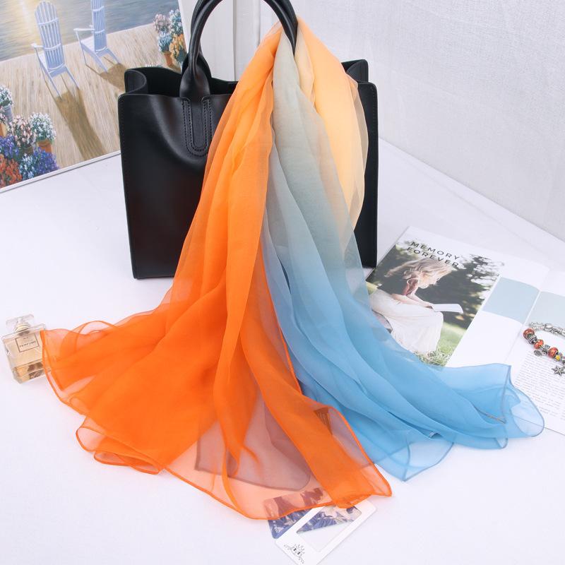 

Scarves Women Silk Scarf Shawls Lady Pashmina Neck Hijab Foulard Wraps Bufanda Winter Brand Bandana Poncho ScarfsScarves