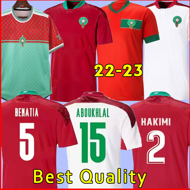 

Maillot Maroc 2021 2022 2023 Morocco Soccer Jersey Home Red Away White HAKIMI ZIYECH ALIOUI MUNIR TOP Quality 21 22 23 Mens Maillots de foot WORLDCUP, Special version