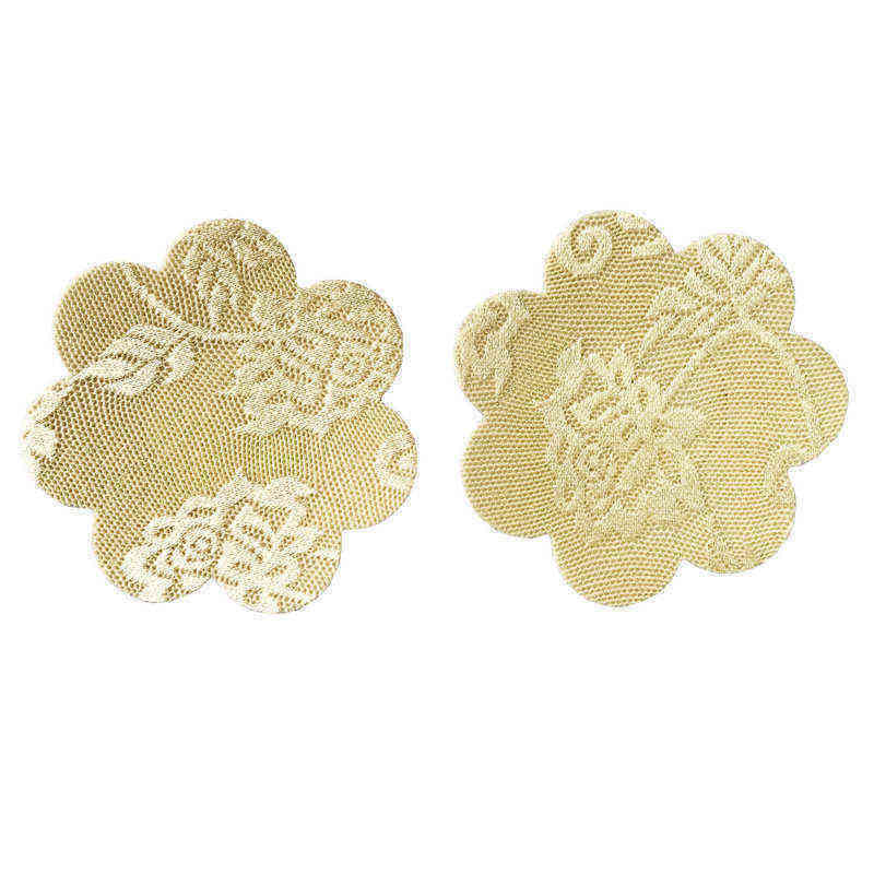 

Nxy Breast Pad Ultra Thin Lace Print Chest Sticker 50 Pairs Breast Pasties Nipple Cover Disposable Invisible Bra Sexy Petals Stick 220610