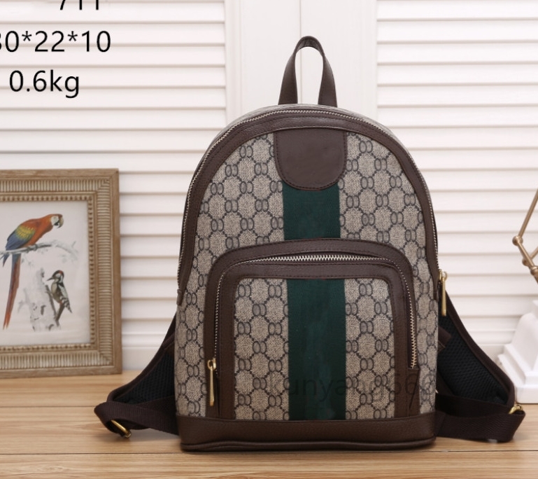 

Classic Backpack Style Luxury Designer Totes lady fashion handbags two shoulder straps bags letter zipper 30cm women plain Interior Compartment coin purse, Black