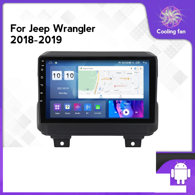 

Car Radio Multimedia Video Player Navigation GPS Android 10 For Jeep Wrangler 4 JL 2018-2019