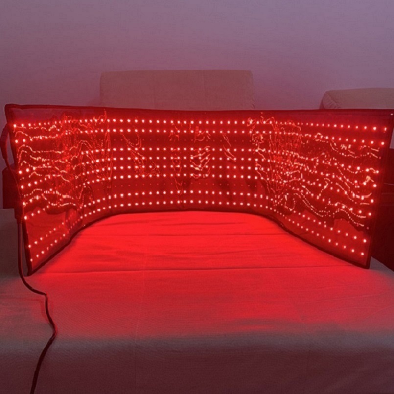 Burn body belly fat reduction pad led slimming belt 850nm belly burning slim patch red light therapy lipo laser wrap mat