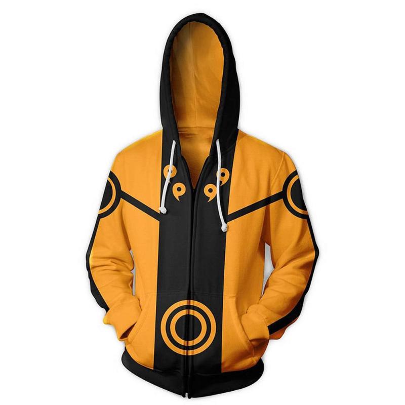 

Men' Hoodies & Sweatshirts Fashion Anime Jacket Men Harajuku 3D Hoody Coat Cosplay Costume Zipper Hooded Streetwear, Iw005