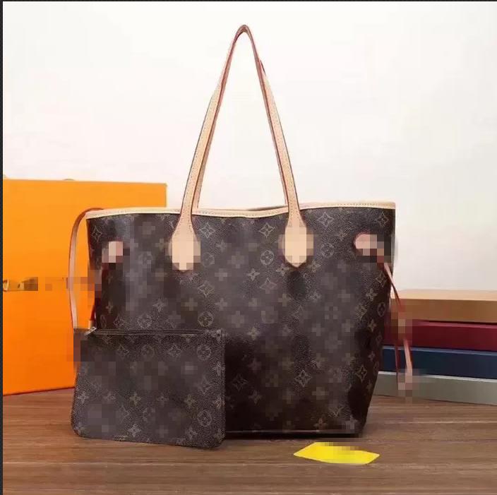 

GGS YSLs LVs louiseity viutonity 2-piece set Women Leather Handbags Small purses Designers Shell CrossBody Bag Fashion Leather High Quality Crossbody Shoulder Bags, Brown