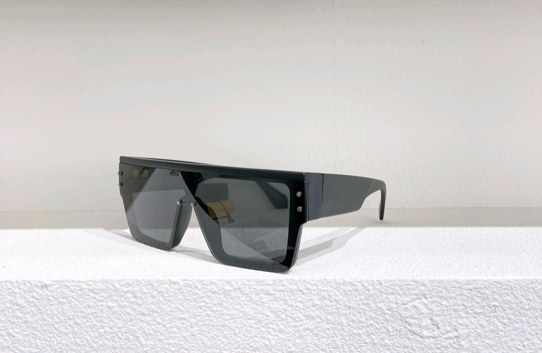 

Rectangle Flat Top Sunglasses Oversized Black Cool Men Shades Fashion Sun Glasses UV400 Protection Eyewear with box
