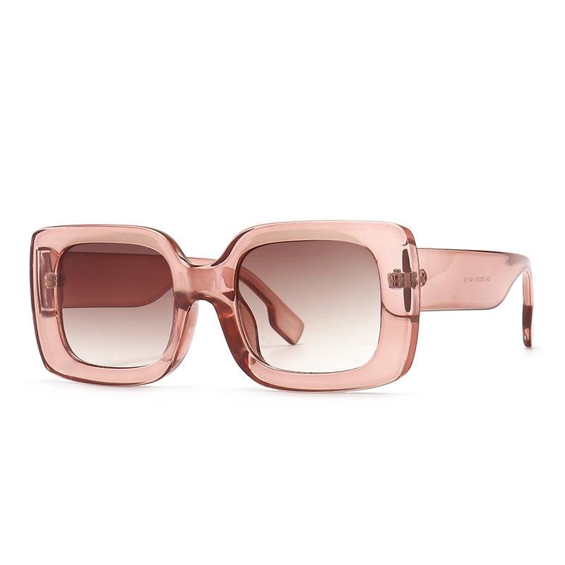 

Sunglasses Classic Designer Big Frame Square Women Men Fashion Vintage Travel Sun Glasses For Ladies UV400