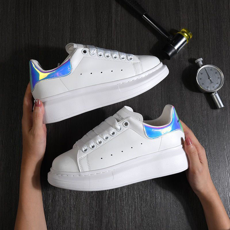 

Fashion Men Designer Woman Casual Shoes Leather Lace Up Platform Oversized Sole Sneakers White Black mens womens Luxury velvet suede Chaussures Espadrilles 35-45