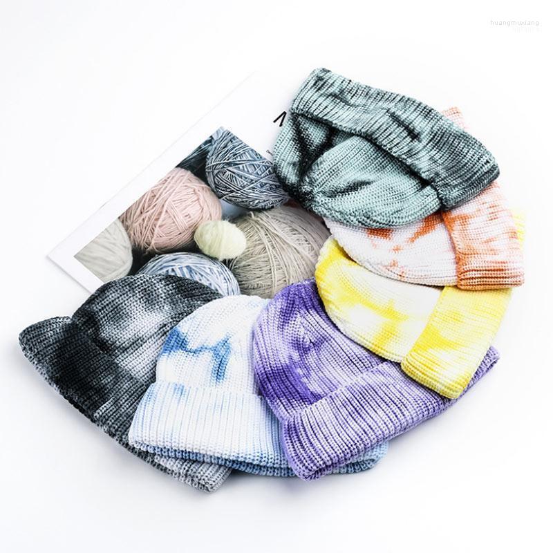 

Beanies Short Dome Hoodie Male And Korean Knitted Cold Hat Fur Elegant Ruffian Female Hip Hop Tide Landlord Wool