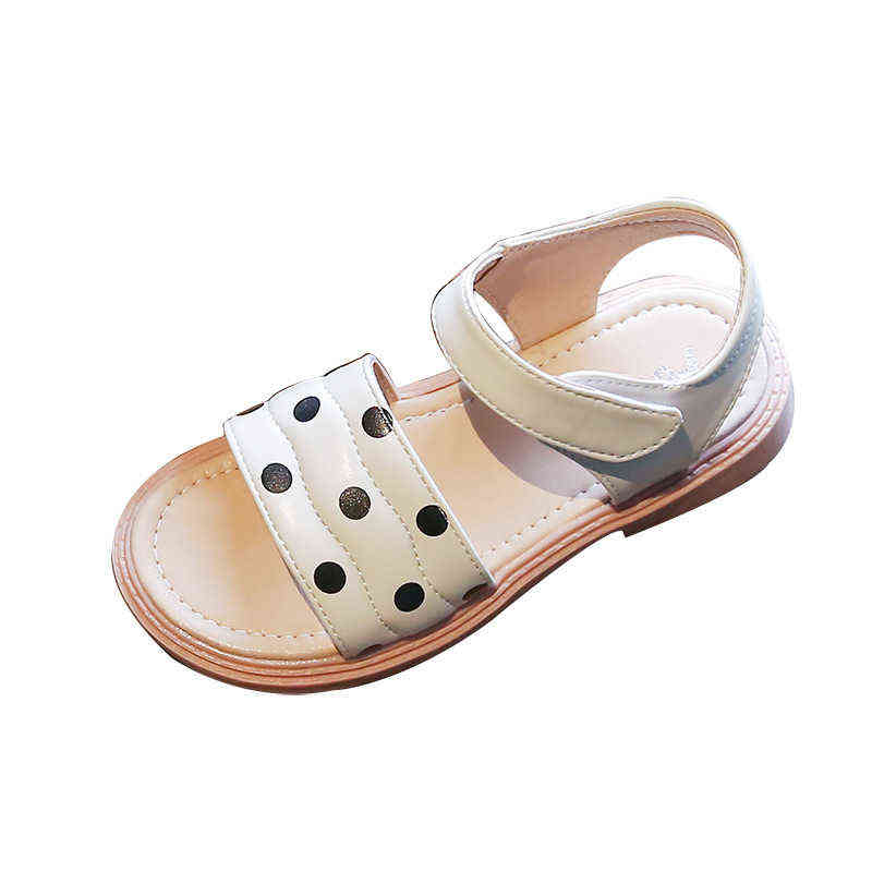 

New Polka Dot Polka Dot Baby Little Girl Baby Princess Sandals Soft Bottom Non-slip Sandals Toddler Girl Shoes Sandles Shoes G220418