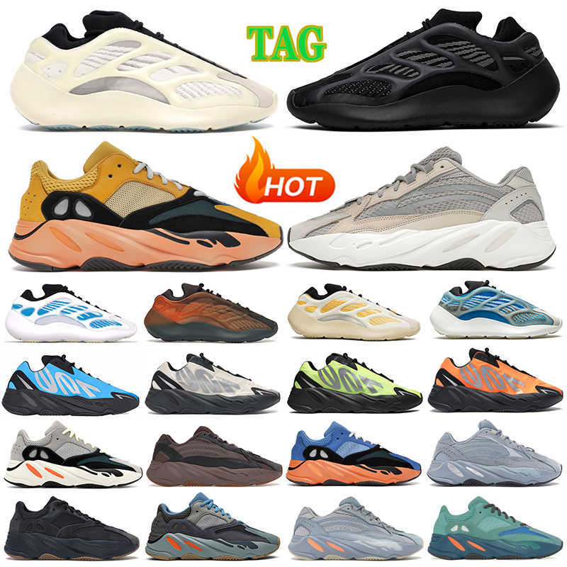 

Hotsale 700 v2 running shoes mens womens sneakers Cream Bright Blue v3 Azael Alvah Safflower Vanta Magnet Solid Grey outdoor sports trainers, Inertia reflective