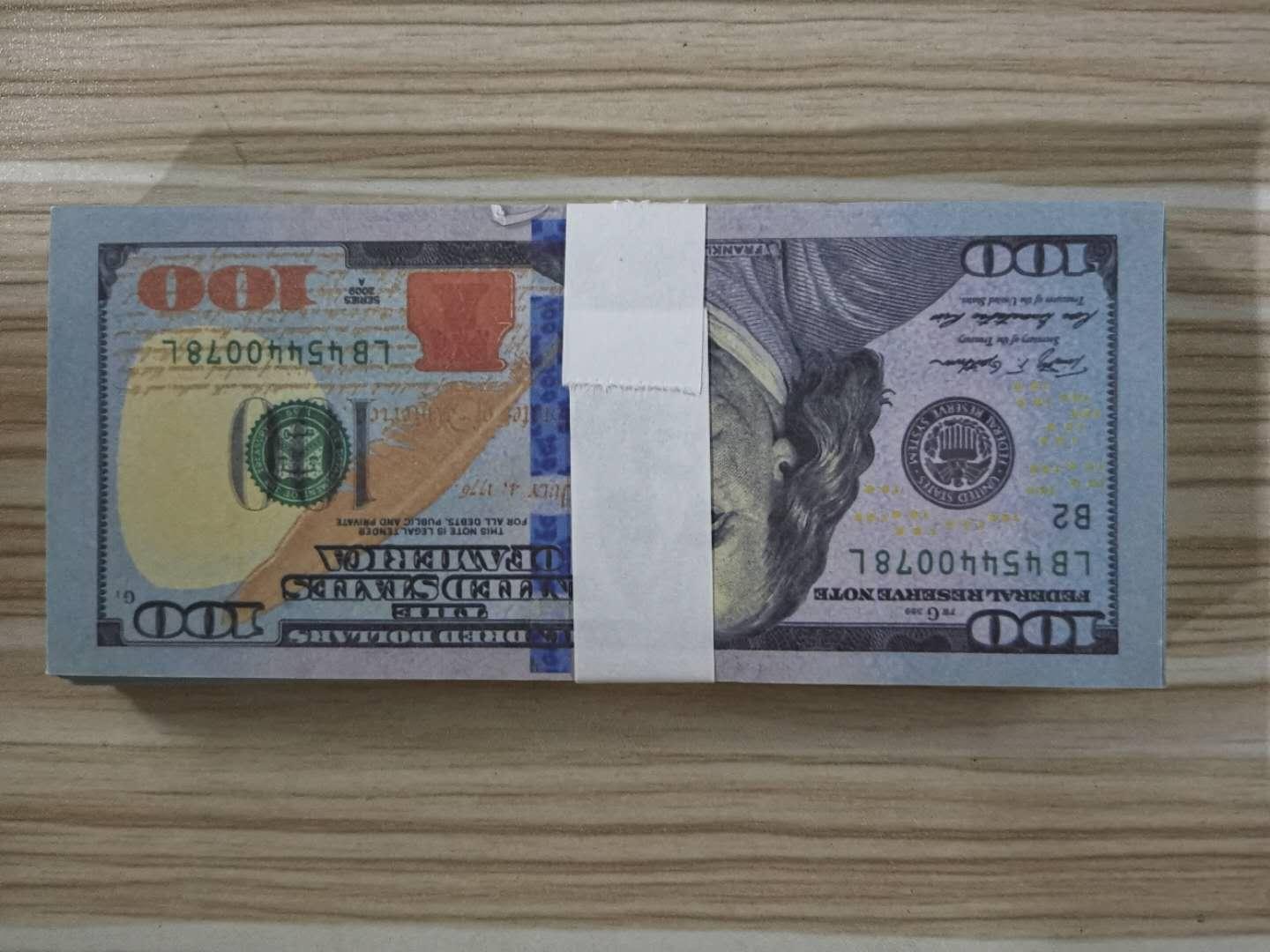 

Money Prop 001 Toy Banknote Fake 100 Dollar Currency Movie Quality New Children Gift Party Best Oajag