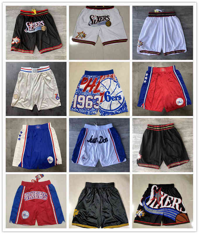 

Philadelphia''76ers''men Throwback Basketball Shorts pocket, Color