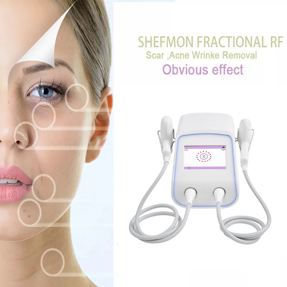 

2022 New 2 Handle Fractional Tixel Microneedle Laser Machine Scars Remove Acne Treatment Wrinkles Gold Needle Stretch Marks Removal For Salon Beauty Equipment