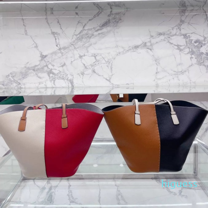 Nouvelle couleur assortir le panier de légumes de créateur épaule de messager sac fourre-tout