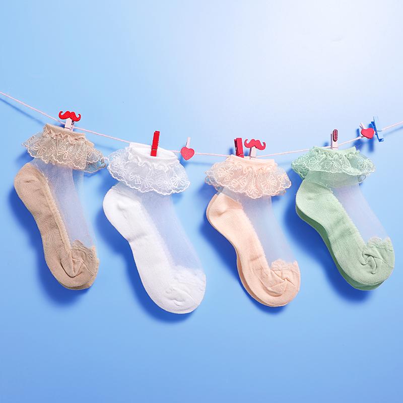

Stage Wear Kids Girls Socks Lace Princess Bobbysocks Candy Color Retro Sox Ruffle Children Ballet Cute Hosiery 2 PairsStage, Green