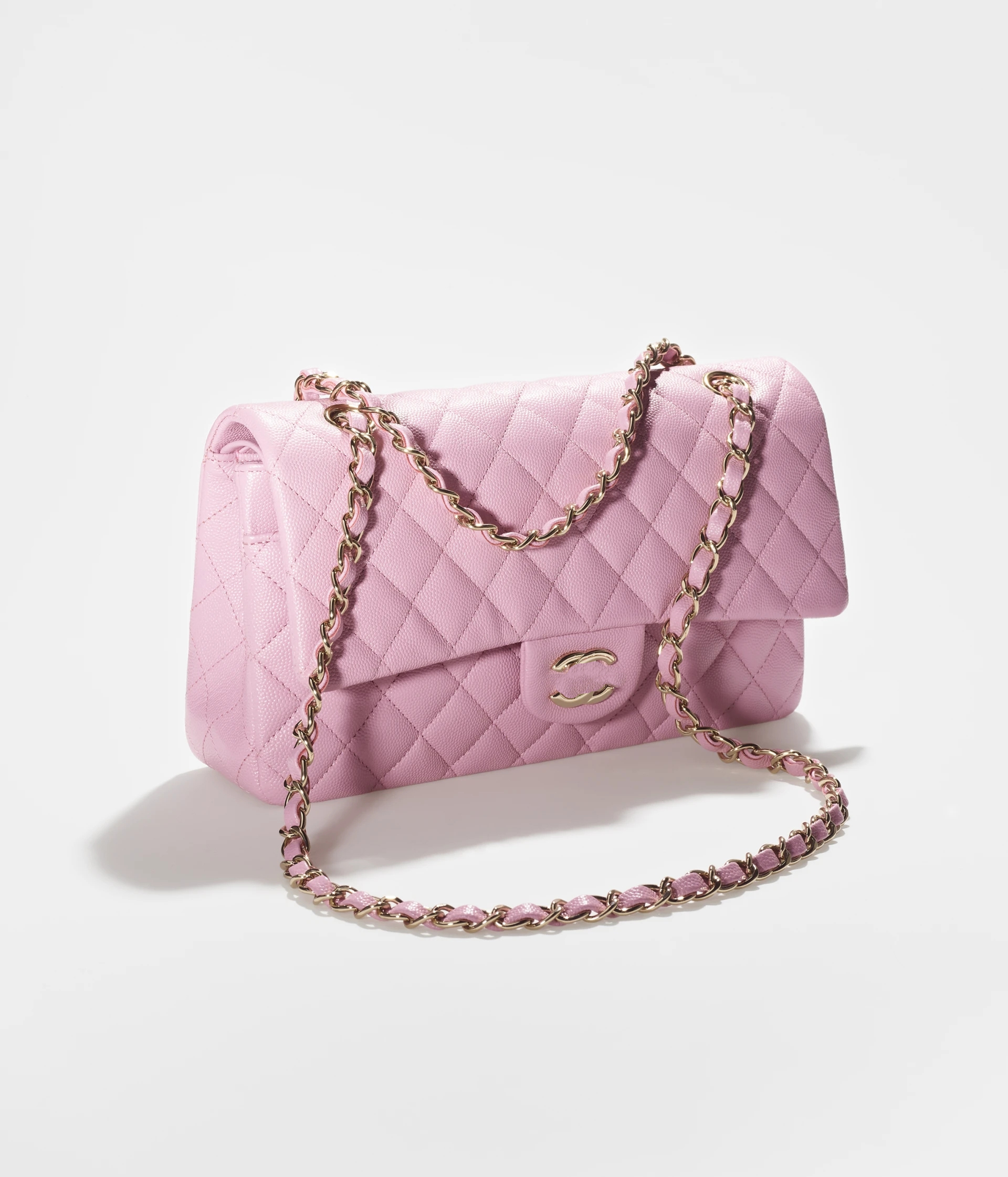 22S Fashion Handbag Bags High Quality Leather Mermaid Glitter Classic Quilted Plaid Chain Metal Flap Shoulder Bag Famous Luxury Designer Ladies Cros
