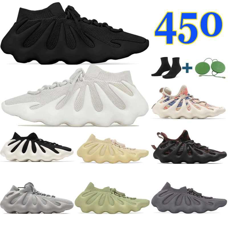 

sneaker shoe 450 mens Outdoor Shoes Dark Slate knit breathable black white yellow yezzyes 450s west men women trainers sports sneakers 37-45, #1 cloud white
