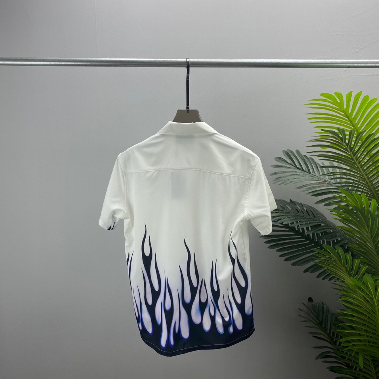 

Men's Casual Shirts Short-Sleeved Shirt Men's Top Lapel Cardigan Tide unisex shirts 3D printing, As pic