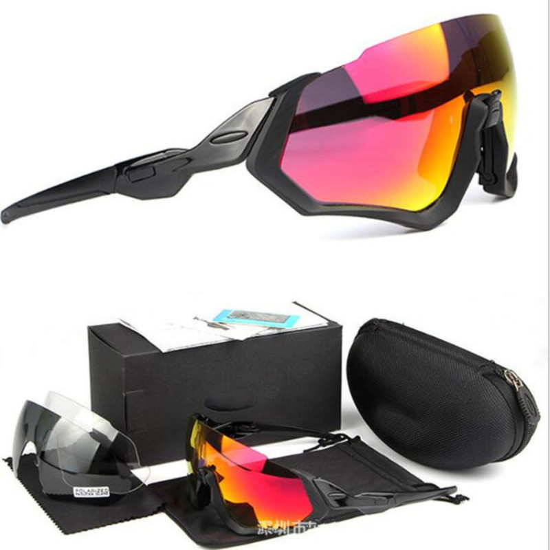 

LuxaryCycling Eyewear OO glasses Men Fashion Polarized Flight Jacket Sunglasses Outdoor Sport bike Glasses lens outdoor cycling