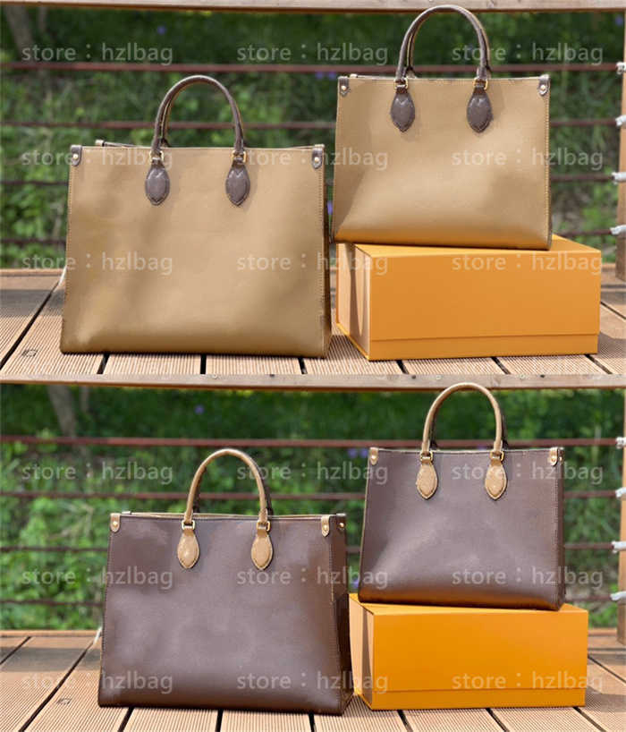 

ONTHEGO MM GM Toe Bag designer handbags M45320 business shopping Crossbody Shoulder M45321 two bags in one On The Go, Color 01