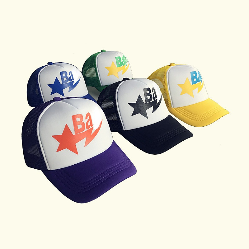 

Beach Sun Hat Summer Letter Printing Trucker Caps Fashion Baseball Cap Breathable Sunshade, Green