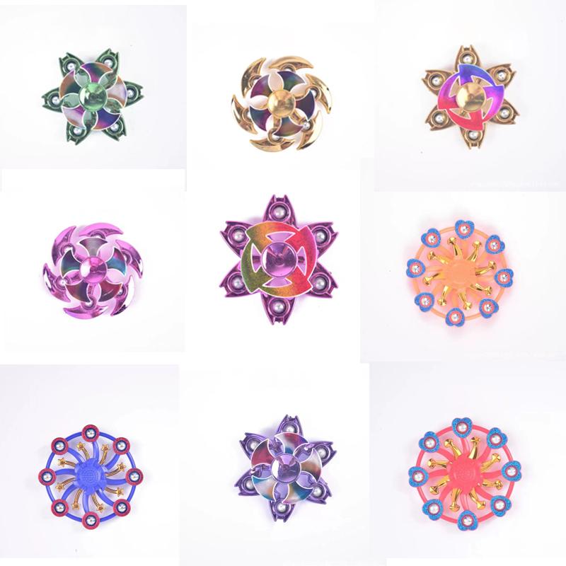 

Double-layer spinner fidget decompression toy finger rotation to release pressure toy